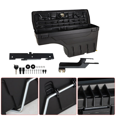 Labwork Left & Right Truck Bed Storage Box Toolbox for Ford F-150 2015-2019 Lab Work Auto