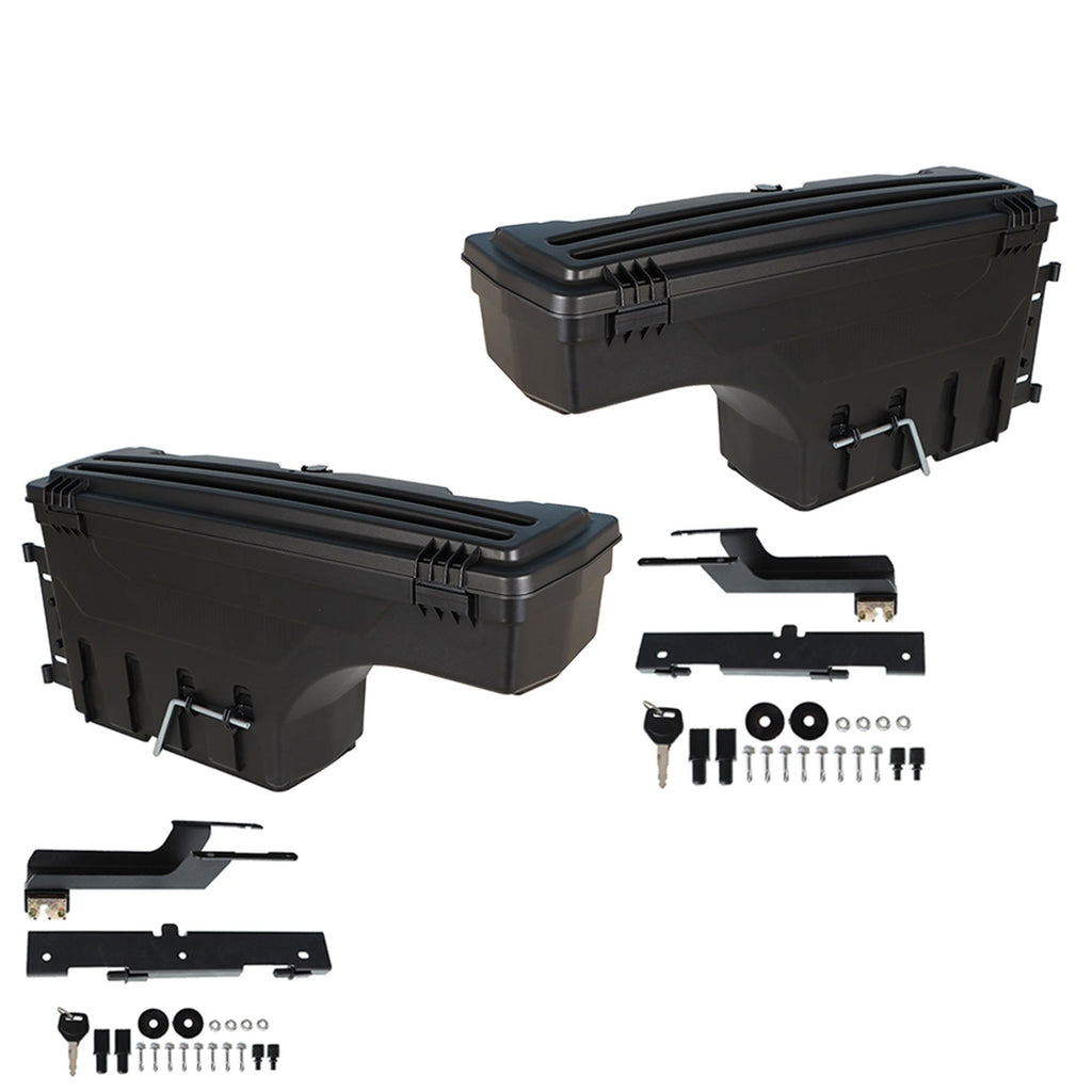 Labwork Left & Right Truck Bed Storage Box Toolbox for Ford F-150 2015-2019 Lab Work Auto