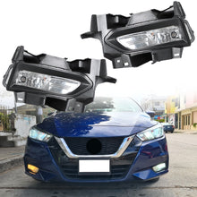 Load image into Gallery viewer, Labwork Left and Right Fog Lights Lamp Chrome w/Bezel+Harness for 2020-2021 Versa Lab Work Auto
