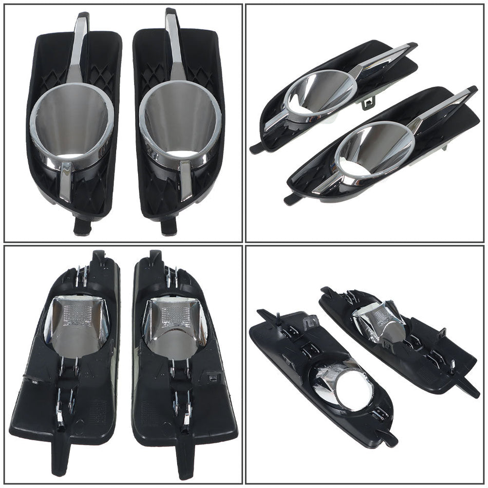 Labwork Pair LH And RH Fog Light Lamp Trim Bezel For Buick LaCrosse 2010 2011 2012 2013 Lab Work Auto