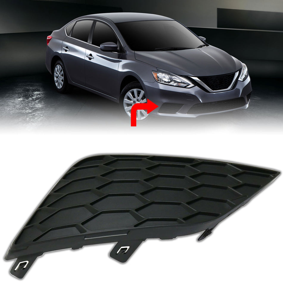 Labwork Passenger Side RH Hand Fog Light Cover for Sentra NI1039142 622564AF0B Lab Work Auto