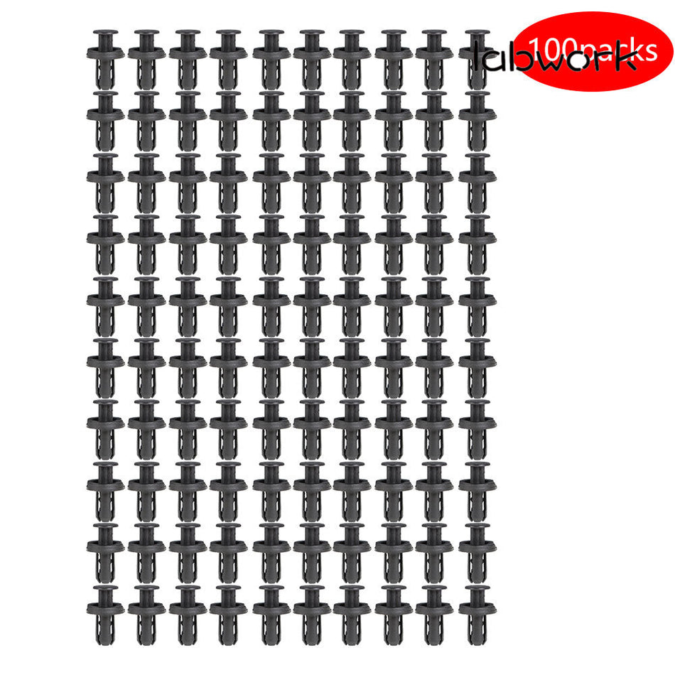 Labwork Push Type Clip 10mm Plastic Fastener Bumper Pin Rivet Retainer For Honda Lab Work Auto