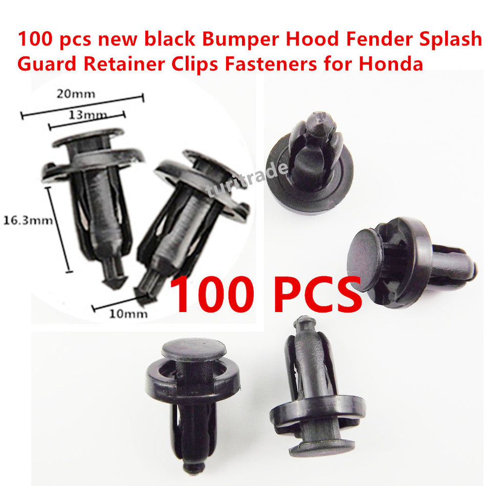 Labwork Push Type Clip 10mm Plastic Fastener Bumper Pin Rivet Retainer For Honda Lab Work Auto