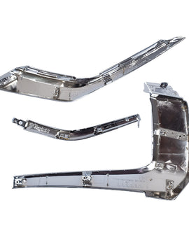 Labwork RH front Bumper Upper chrome Trim molding Strip Replacement for Mitsubishi Outlander 2016-2019 MI1047103, MI1047104