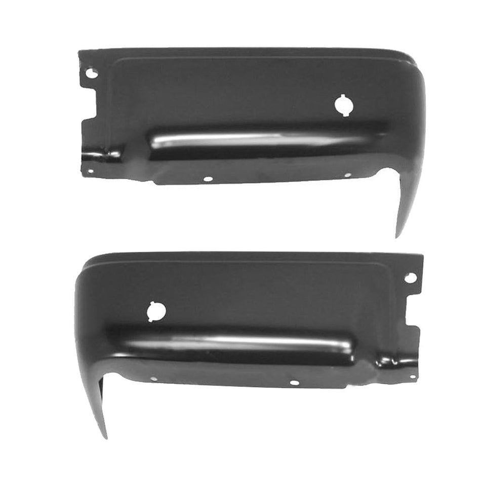 Labwork Rear Bumper Ends Pair Primered Steel Set For Ford F150 2009-2014 LH RH Lab Work Auto