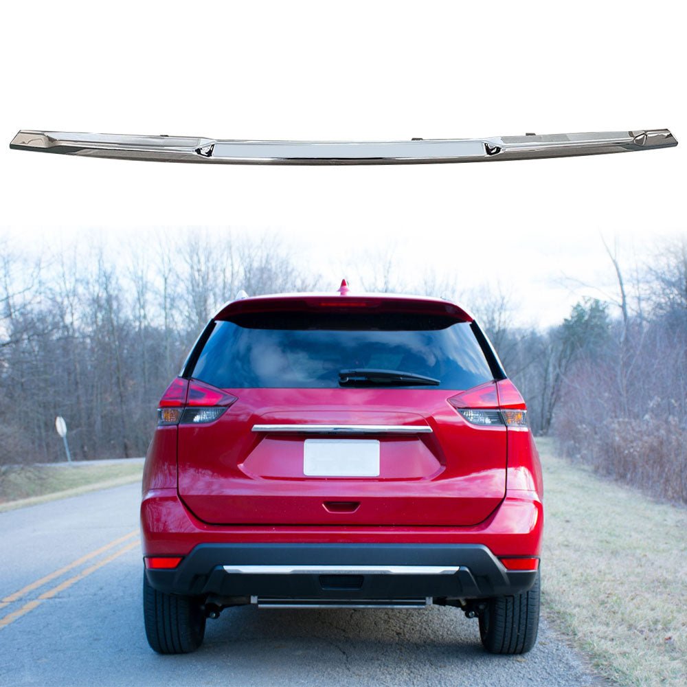 Labwork Rear Bumper Lower Trim Molding For 2017 2018 2019 Nissan Rogue Chrome 1x Lab Work Auto