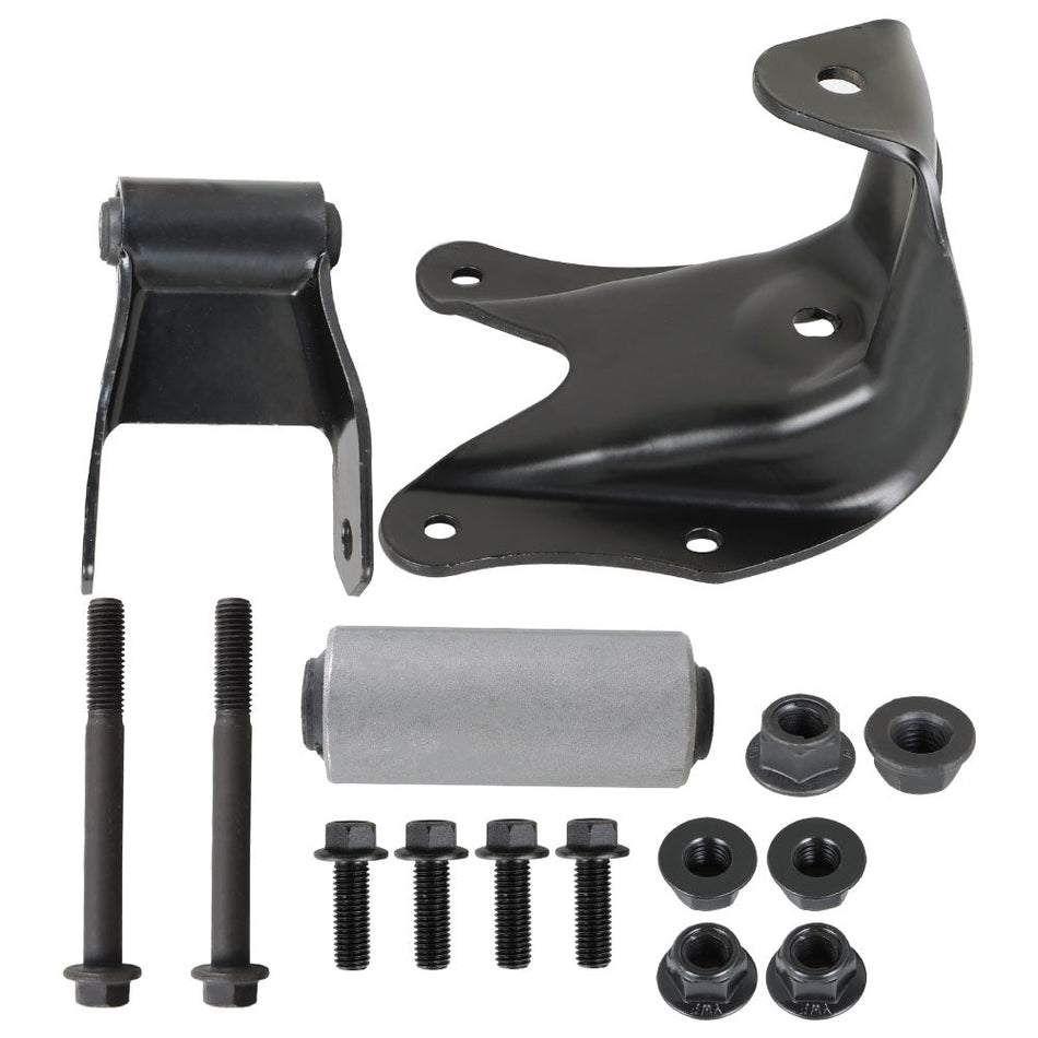 Labwork Rear Leaf Spring Shackle Bracket Hanger Kit For Ford F150 F250 F350 Pickup 4WD Lab Work Auto