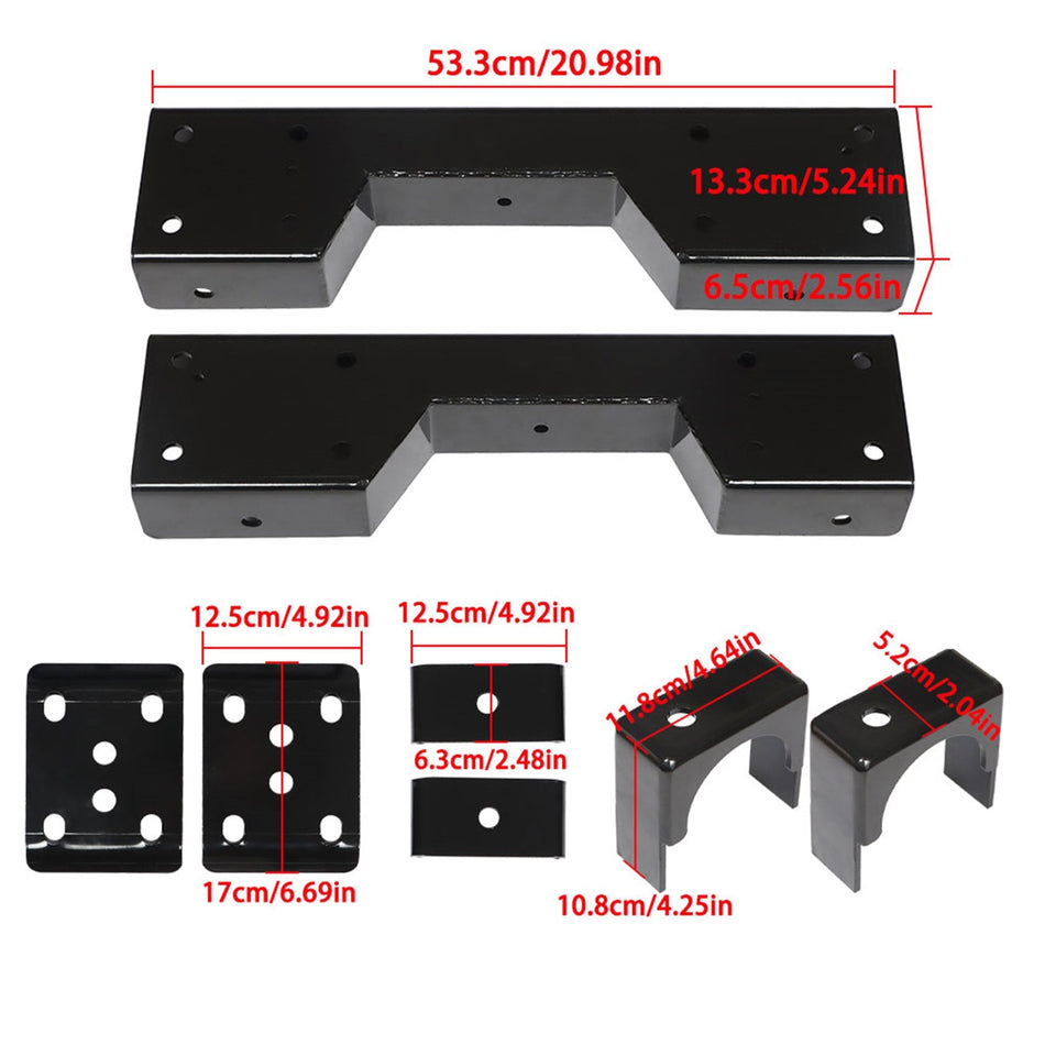 Labwork Rear Support & Drop Flip Kit For Chevy Silverado C1500 GMC Sierra 88-98 Lab Work Auto