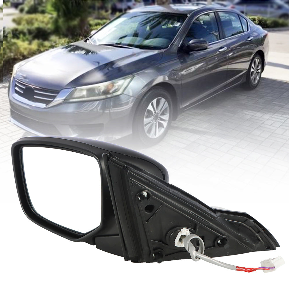 Labwork Side View Door Mirror For 2013-2016 Honda Accord 4DR Sedan Driver Side Lab Work Auto
