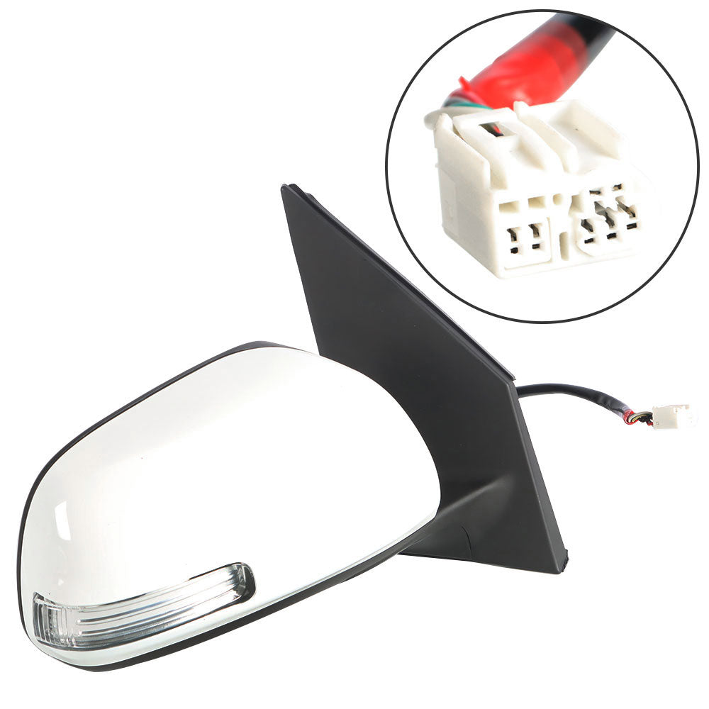 Labwork Side View Mirror For 2012 Toyota RAV4 4-Door White Power Passenger Lab Work Auto