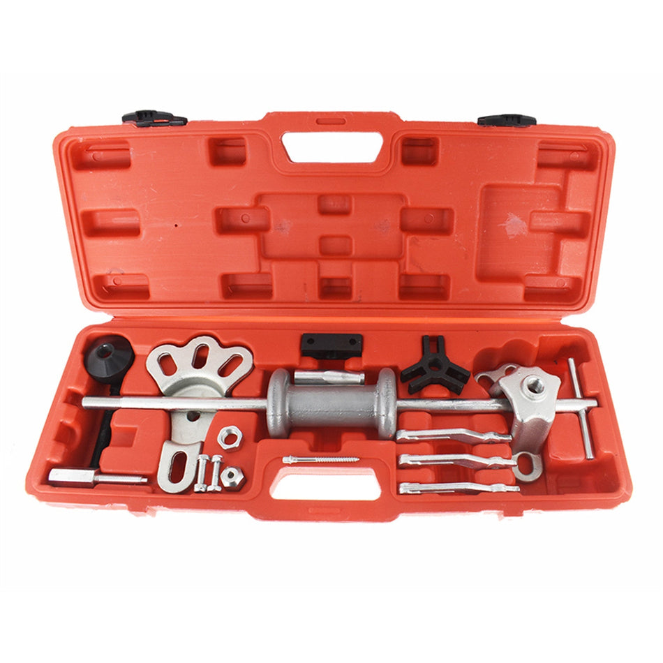 Labwork Slide Hammer Dent Puller Tool Kit Wrench Adapter Axle Bearing Hub Auto Lab Work Auto