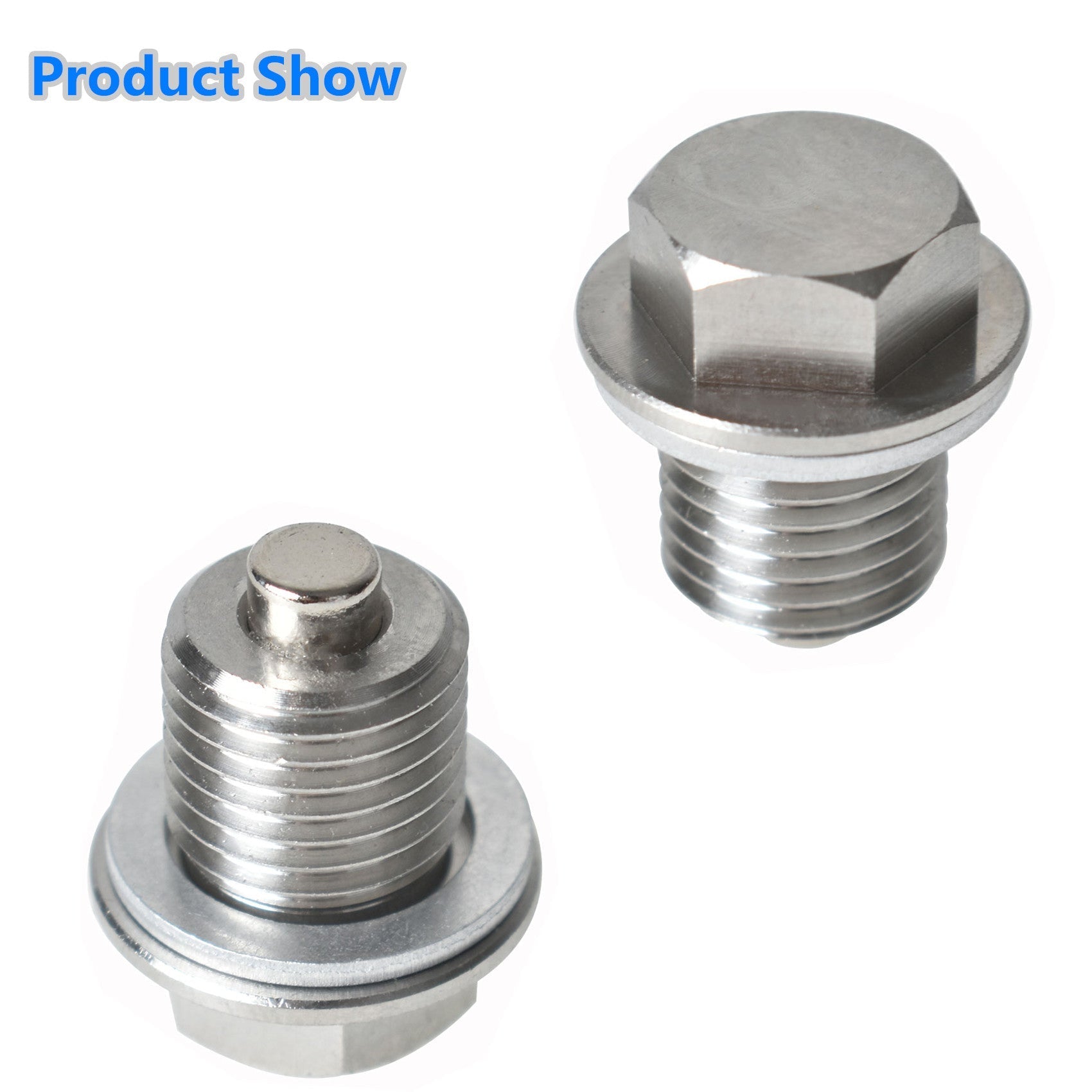 Labwork Stainless Steel Oil Drain Plug with NEODYMIUM Magnet (M14 x 1.5 MM) Lab Work Auto