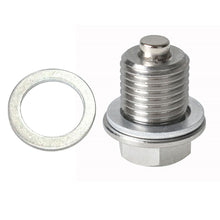 Load image into Gallery viewer, Labwork Stainless Steel Oil Drain Plug with NEODYMIUM Magnet (M14 x 1.5 MM) Lab Work Auto