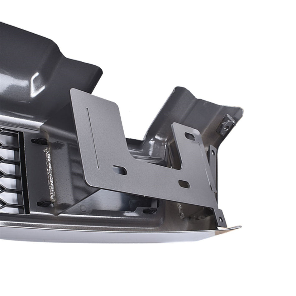 Labwork Steel Front Bumper Assembly Kit For F-150 2018 19-2020 Raptor Style Gray Lab Work Auto