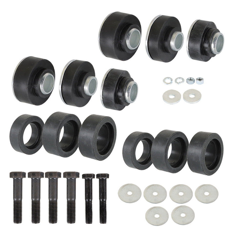 Labwork Subframe Mount Bushings Fit for 1967-72 Firebird 1967-81 Camaro 1968 Chevy II Lab Work Auto