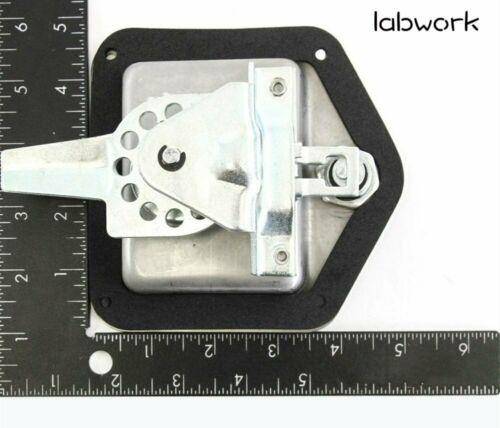 Labwork T-handle Tool Box Lock RV Door Latch w/ Two Keys Stainless Steel Polish Lab Work Auto