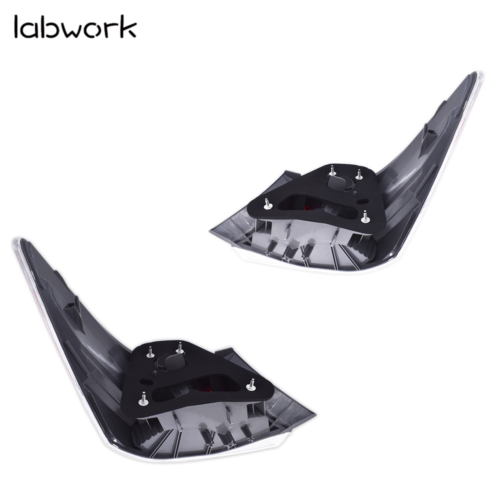 Labwork Tail Lights Fit For 2008-2012 Honda Accord Red Lens Rear Left & Right Lab Work Auto