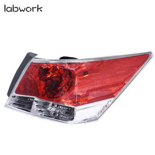 Labwork Tail Lights Fit For 2008-2012 Honda Accord Red Lens Rear Left & Right Lab Work Auto