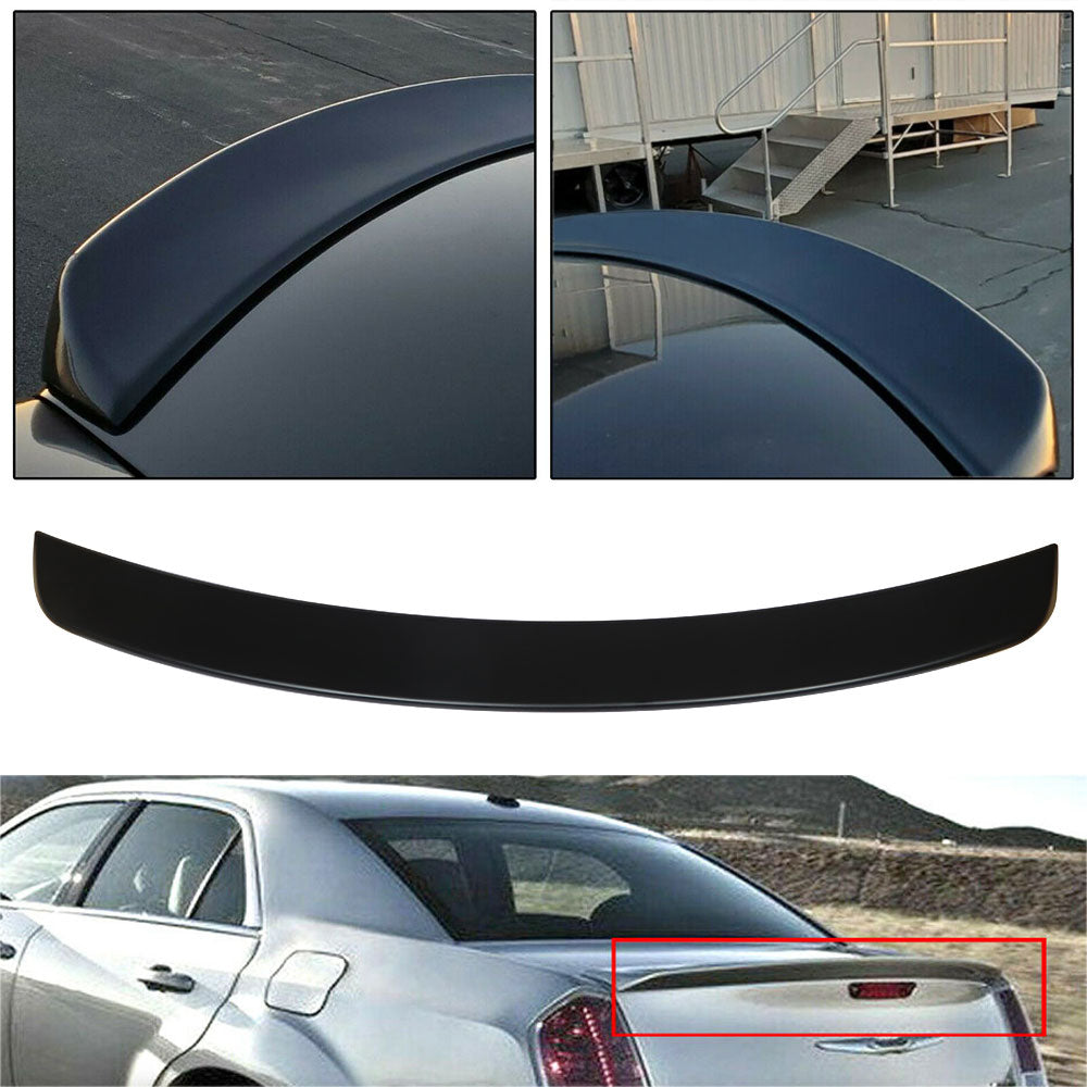Labwork Unpainted Trunk Lip Spoiler Rear Wing For Chrysler 300 Factory Style 2011-2019 Lab Work Auto