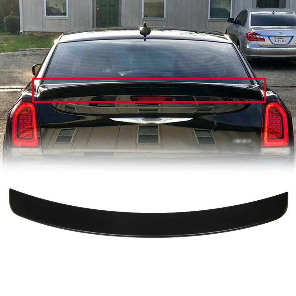 Labwork Unpainted Trunk Lip Spoiler Rear Wing For Chrysler 300 Factory Style 2011-2019 Lab Work Auto