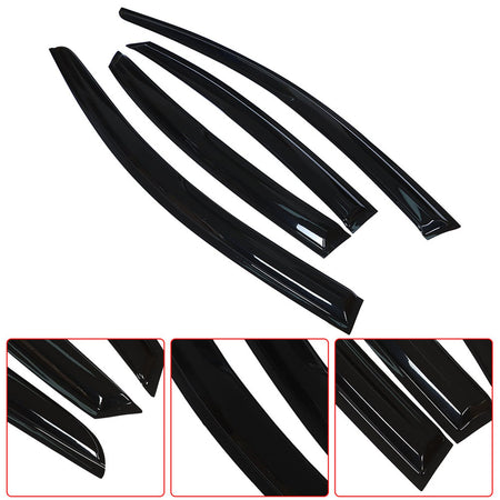 Labwork Window Visor Vent Sun Shade Rain Guard For 2015 2016-2019 Hyundai Sonata Lab Work Auto