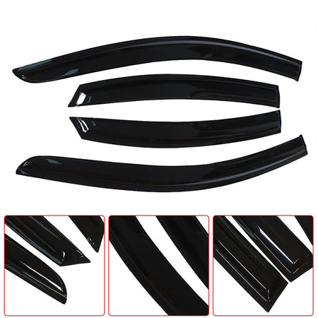 Labwork Window Visor Vent Sun Shade Rain Guard For 2015 2016-2019 Hyundai Sonata Lab Work Auto