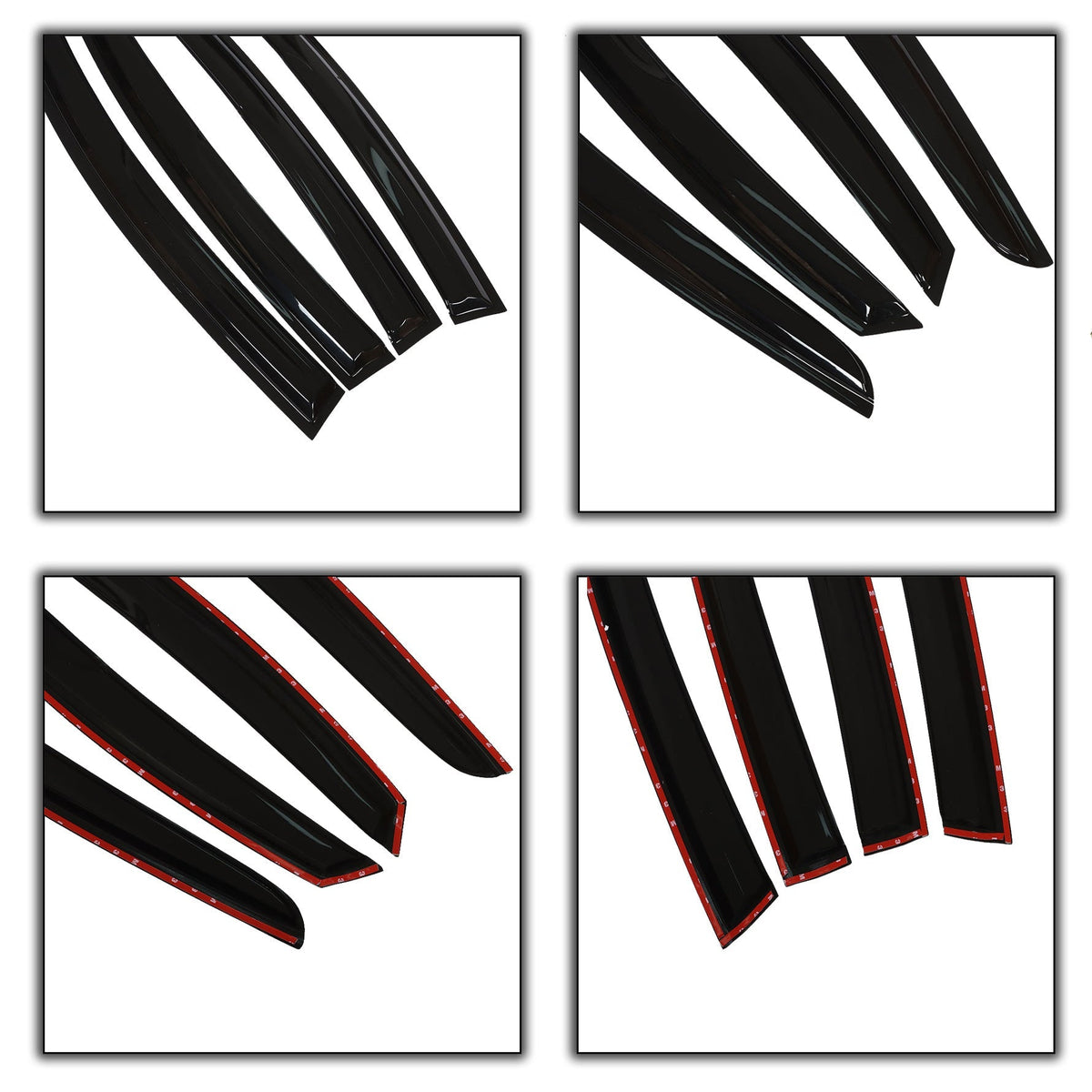 Labwork Window Visor Vent Sun Shade Rain Guard For 2015 2016-2019 Hyundai Sonata Lab Work Auto