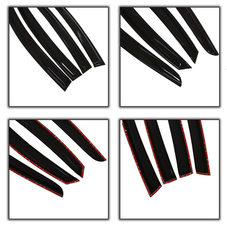 Labwork Window Visor Vent Sun Shade Rain Guard For 2015 2016-2019 Hyundai Sonata Lab Work Auto