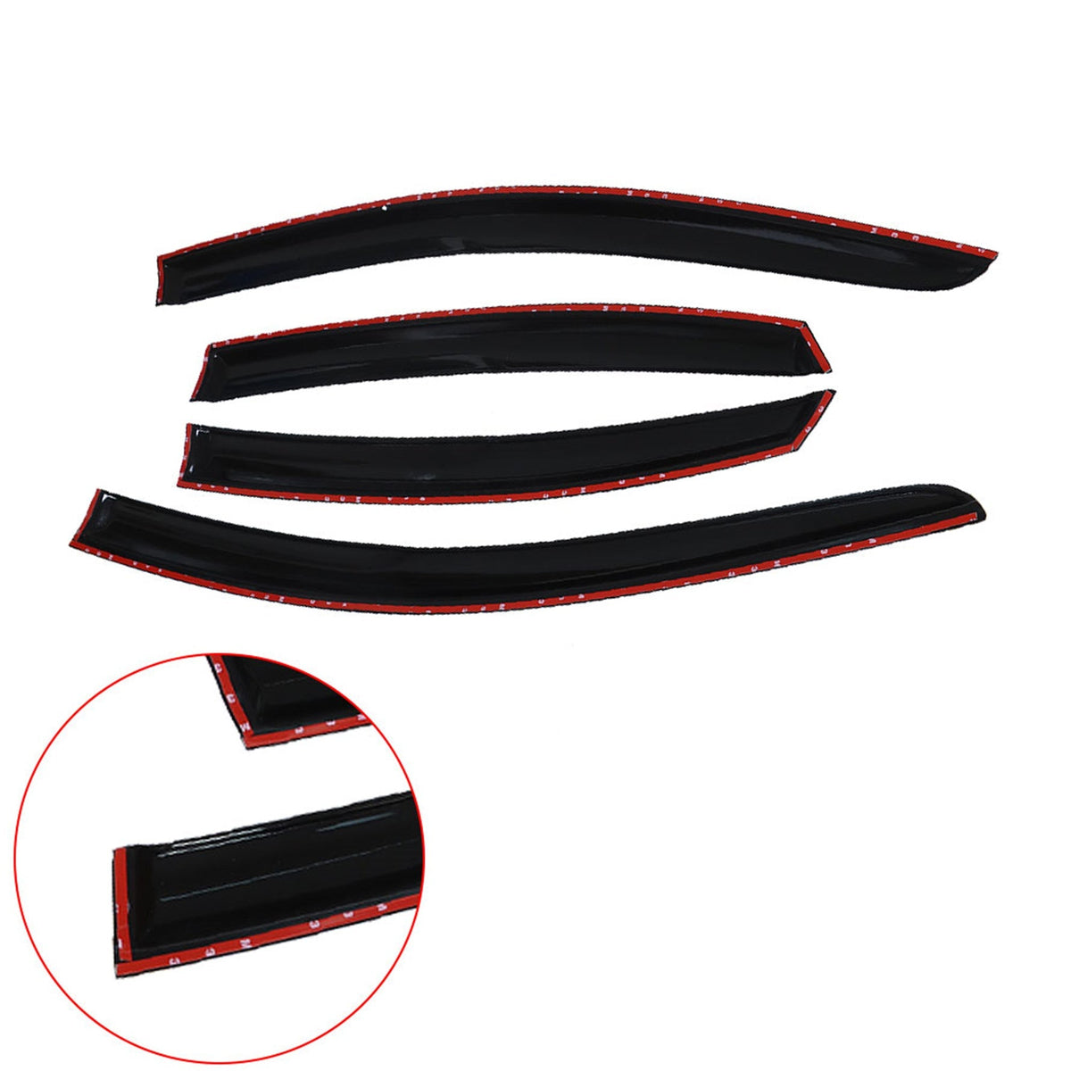 Labwork Window Visor Vent Sun Shade Rain Guard For 2015 2016-2019 Hyundai Sonata Lab Work Auto