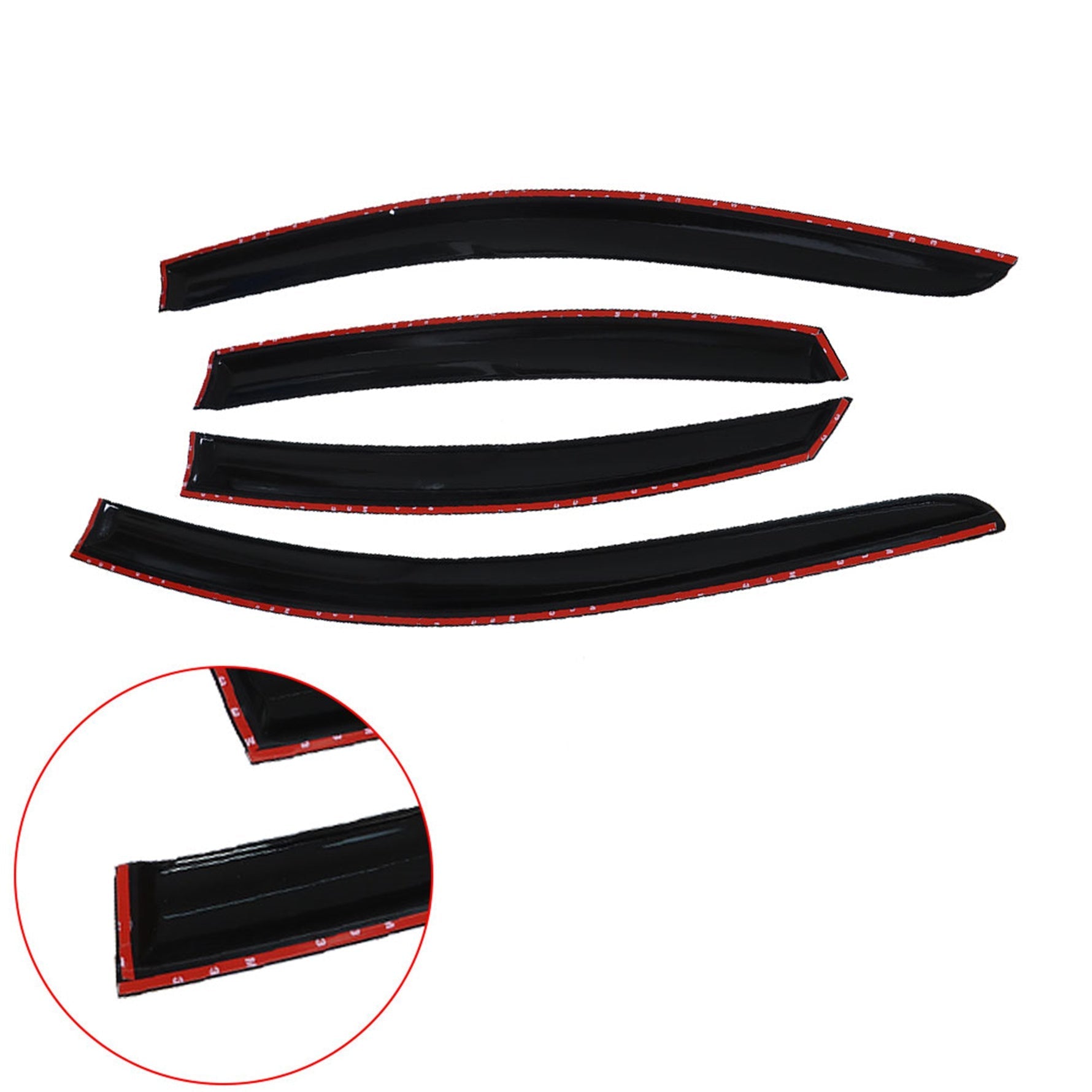 Labwork Window Visor Vent Sun Shade Rain Guard For 2015 2016-2019 Hyundai Sonata Lab Work Auto