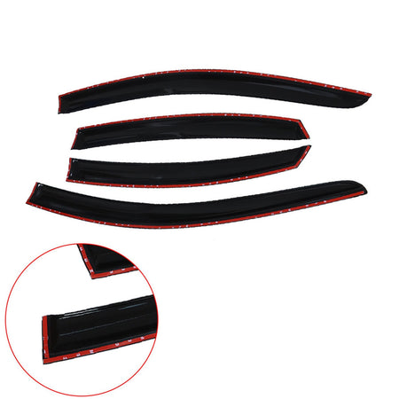 Labwork Window Visor Vent Sun Shade Rain Guard For 2015 2016-2019 Hyundai Sonata Lab Work Auto
