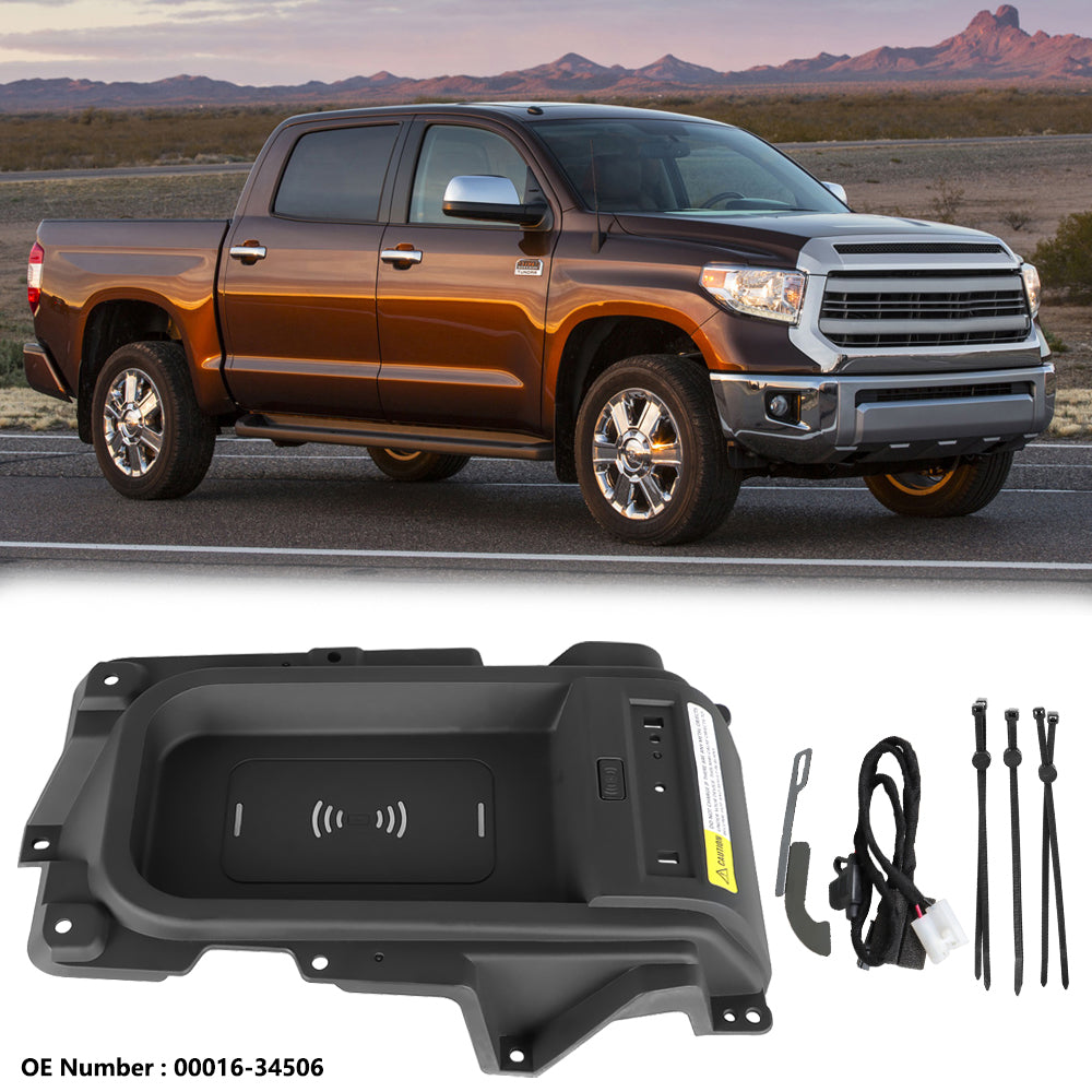 Labwork Wireless Charger Tray Assembly & Harness For 2014 15-2020 Toyota Tundra Lab Work Auto