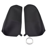 labwork Leather Center Console Lid Armrest Cover Skin For 2007-2013 Acura MDX  Black