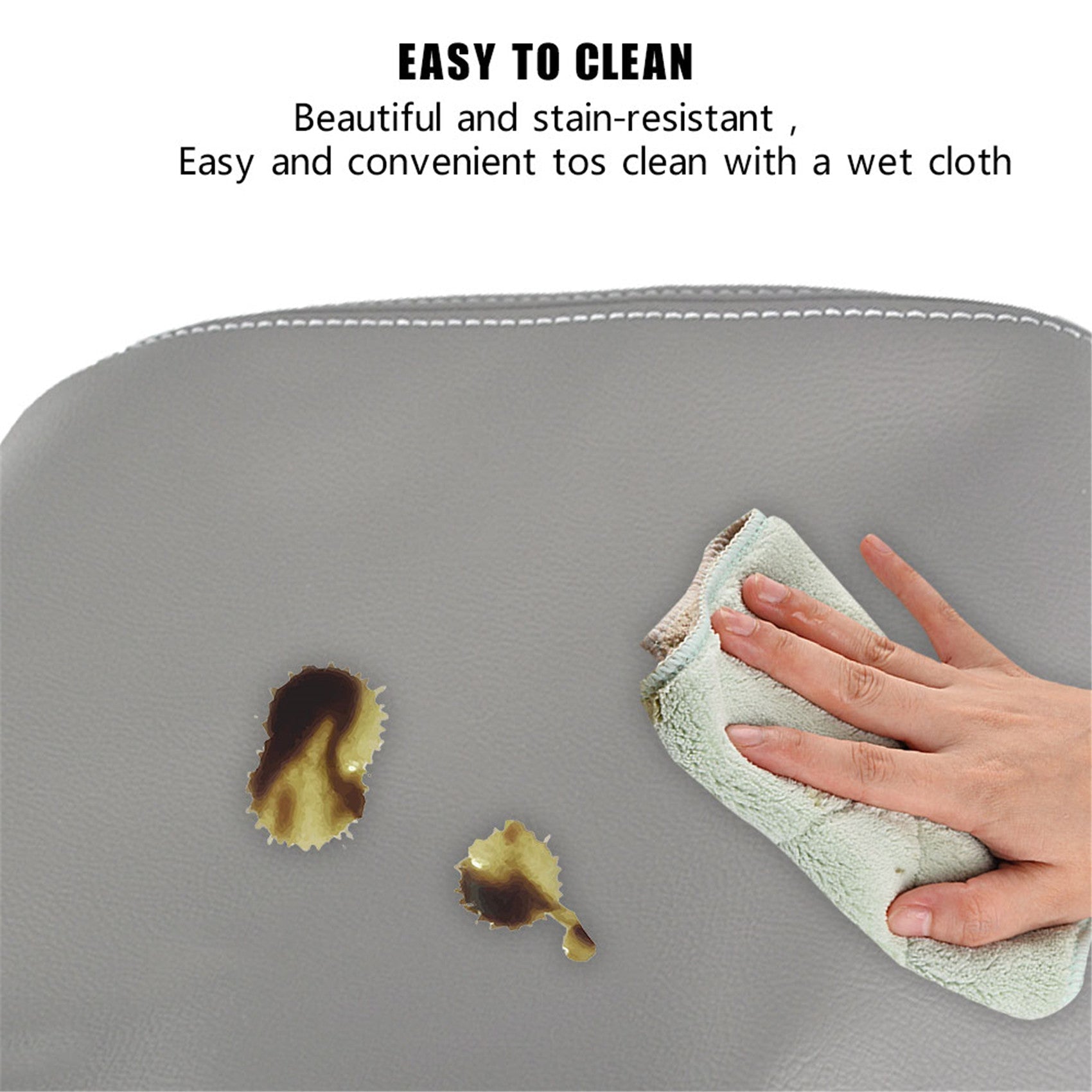 Leather Gray Front Center Console Lid Door Armrest Cover For 09-15 Honda Pilot Lab Work Auto