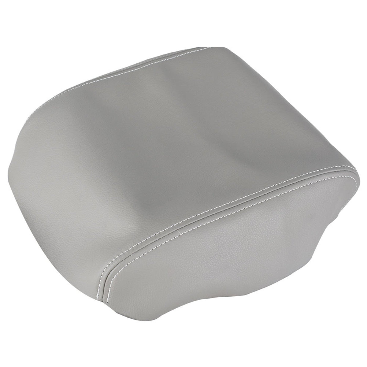 Leather Gray Front Center Console Lid Door Armrest Cover For 09-15 Honda Pilot Lab Work Auto