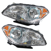 Load image into Gallery viewer, Left + Right Headlights For 2008-2012 Chevy Malibu Headlamp One Pair Clear Lens Lab Work Auto