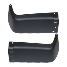 Load image into Gallery viewer, Left &amp; Right Rear Bumper End Caps Set Black For 2007-2013 Chevy Silverado 1500 Lab Work Auto