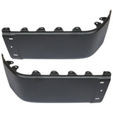 Left & Right Rear Bumper End Caps Set Black For 2007-2013 Chevy Silverado 1500