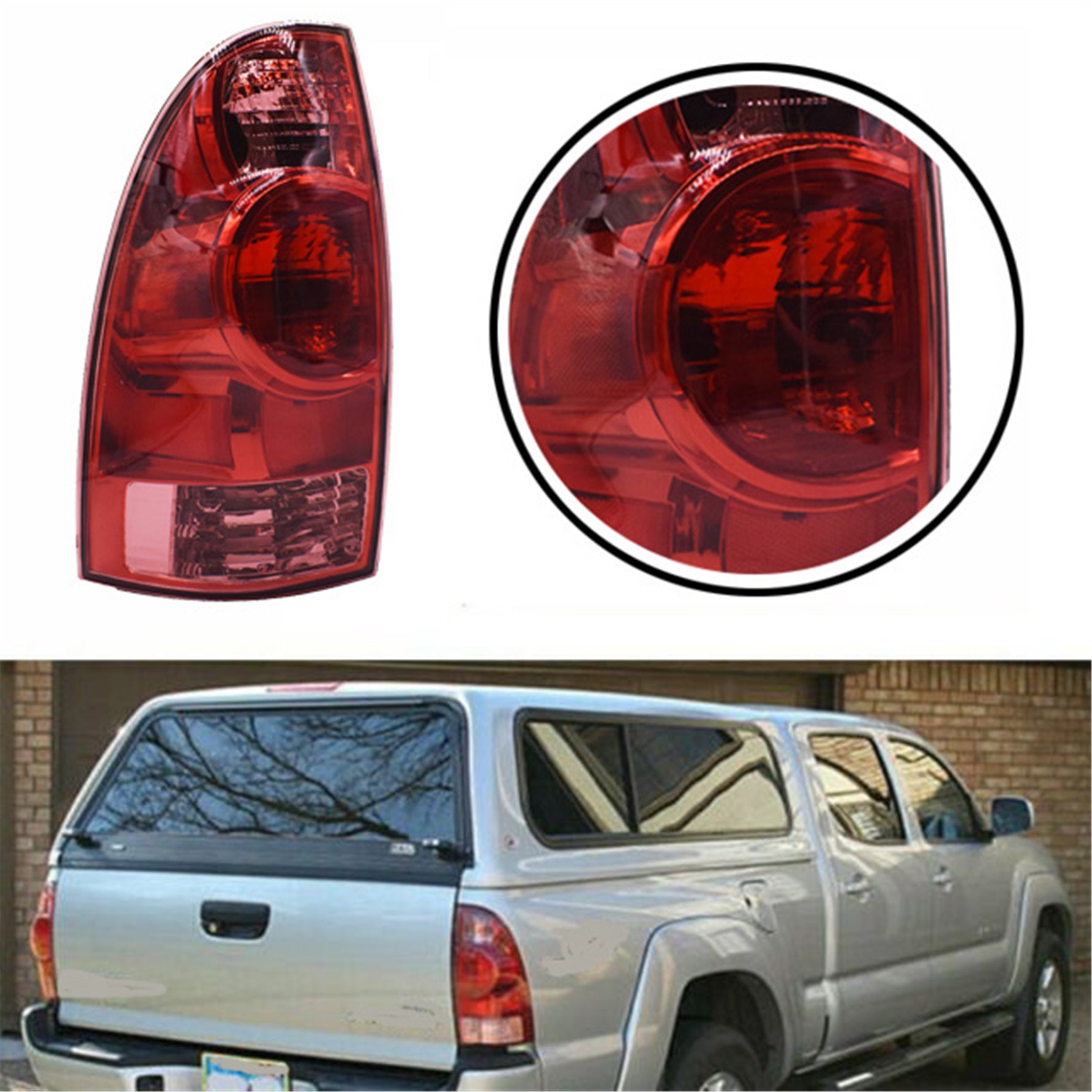 Left Side Rear Tail Brake Light Lamp For Toyota Tacoma 2005-2015 81560-04150 New Lab Work Auto