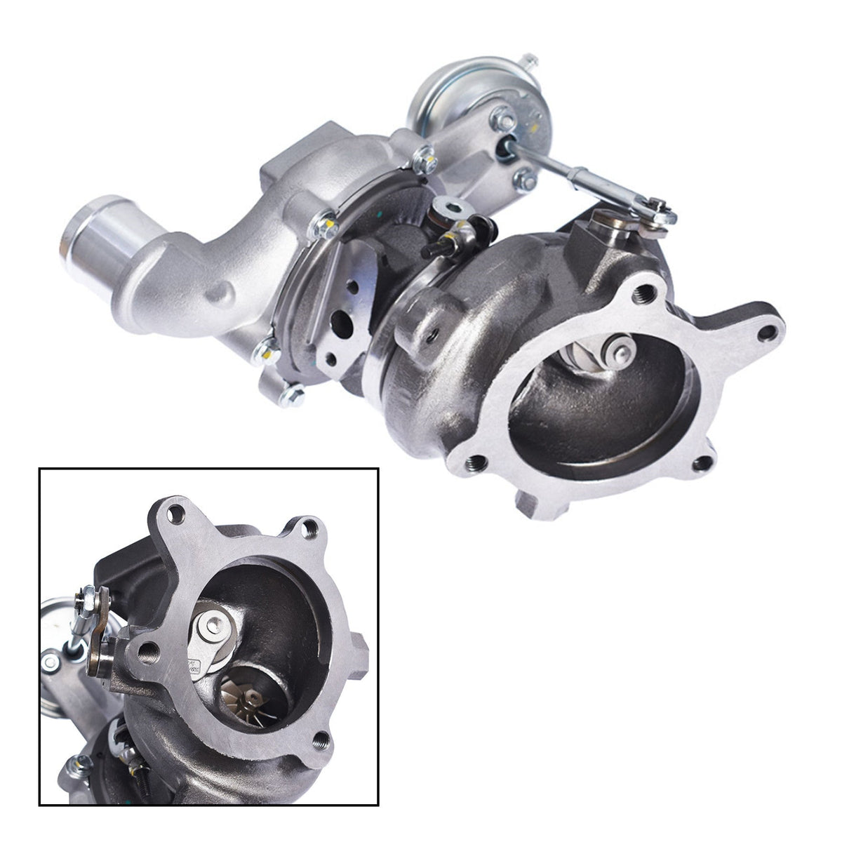 Left Side Turbocharger for Ford Flex Explorer Sport Eoost V6 3.5L 790317-0006 Lab Work Auto