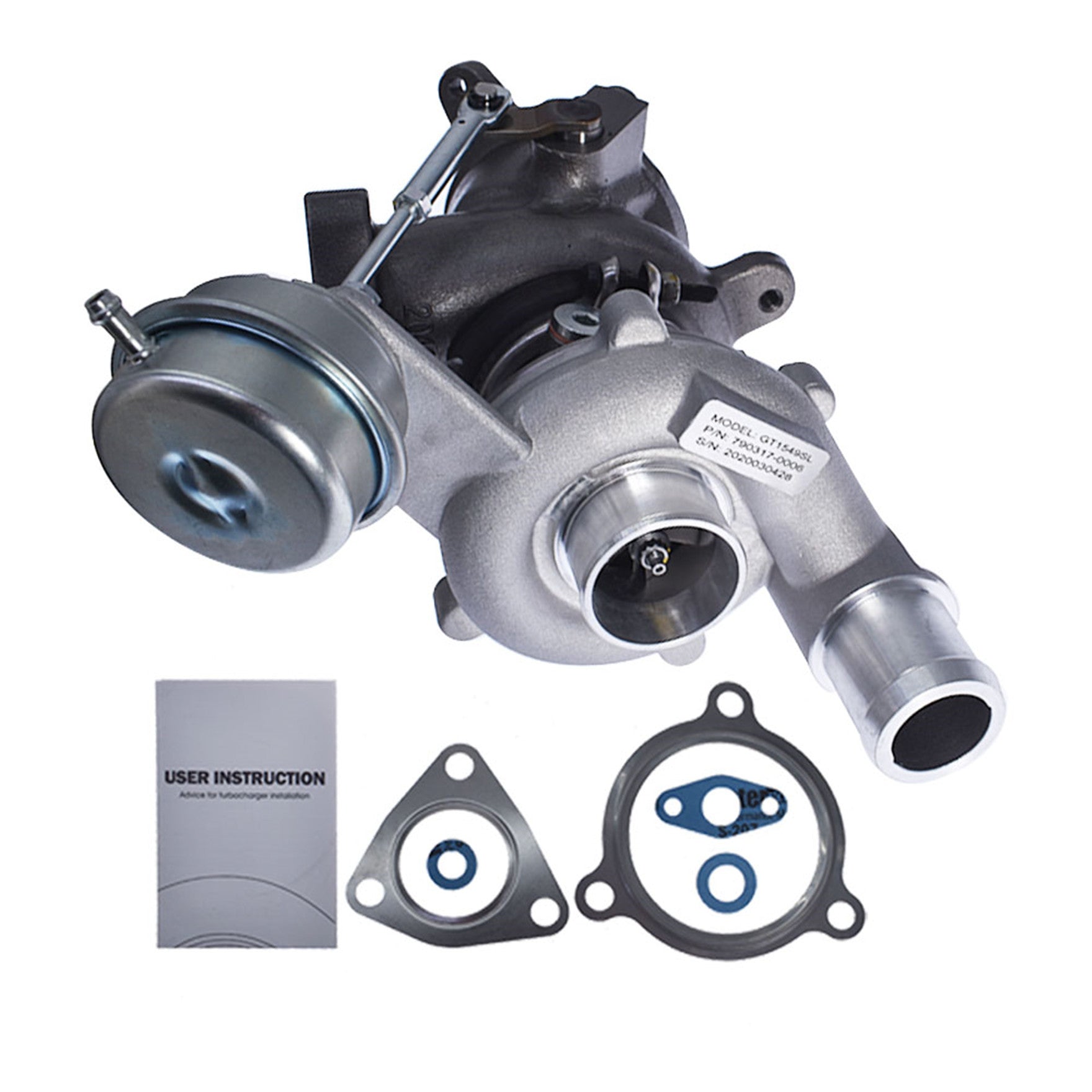 Left Side Turbocharger for Ford Flex Explorer Sport Eoost V6 3.5L 790317-0006 Lab Work Auto