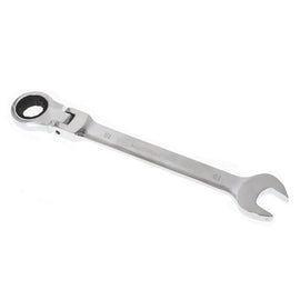 Metric Flexible Head Ratcheting Wrench Combination Spanner Tool Set 12pc 8-19mm Lab Work Auto