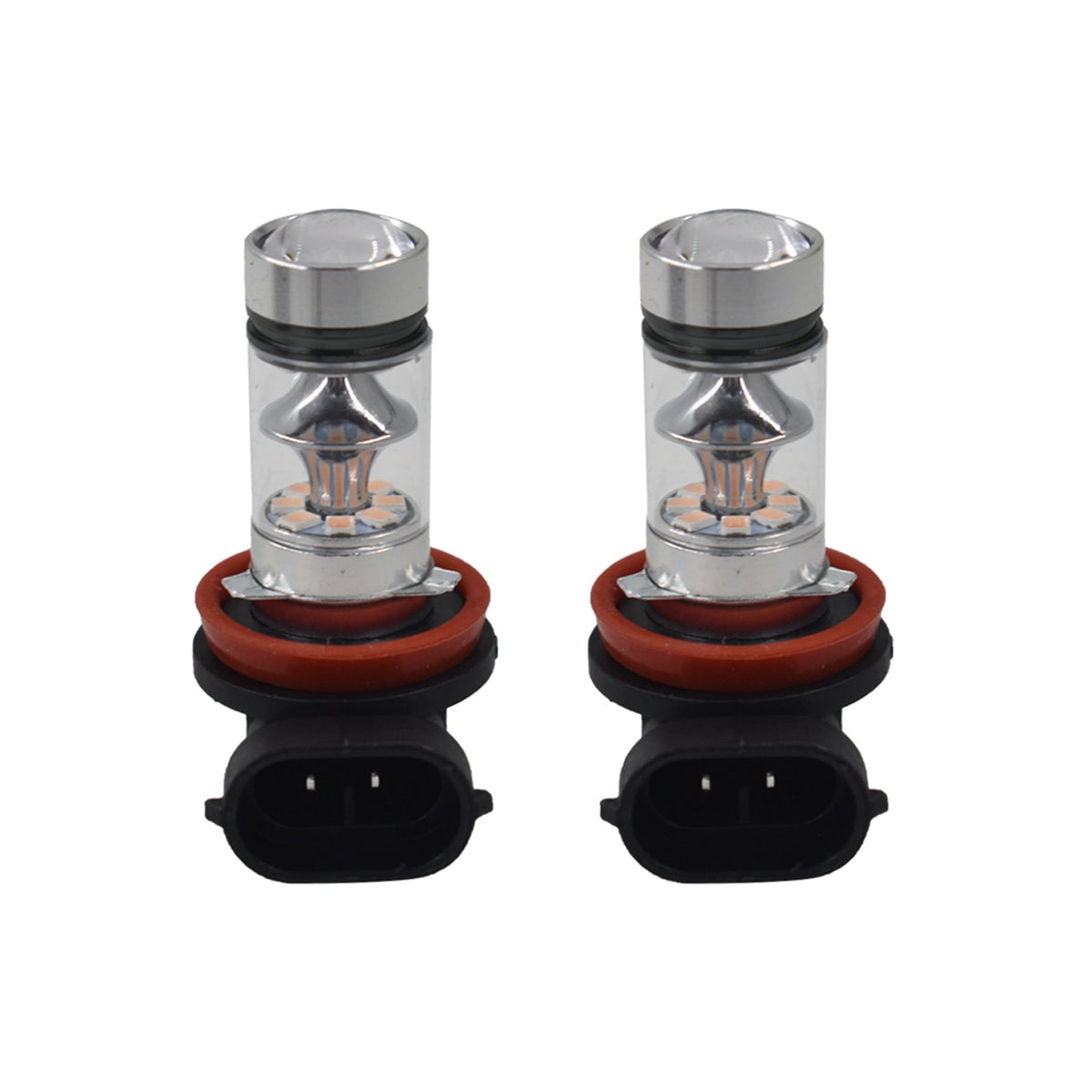 NEW 2x H8 H9 H11 H16 14000K Purple 100W LED Headlight Bulbs Kit Fog Light Lab Work Auto