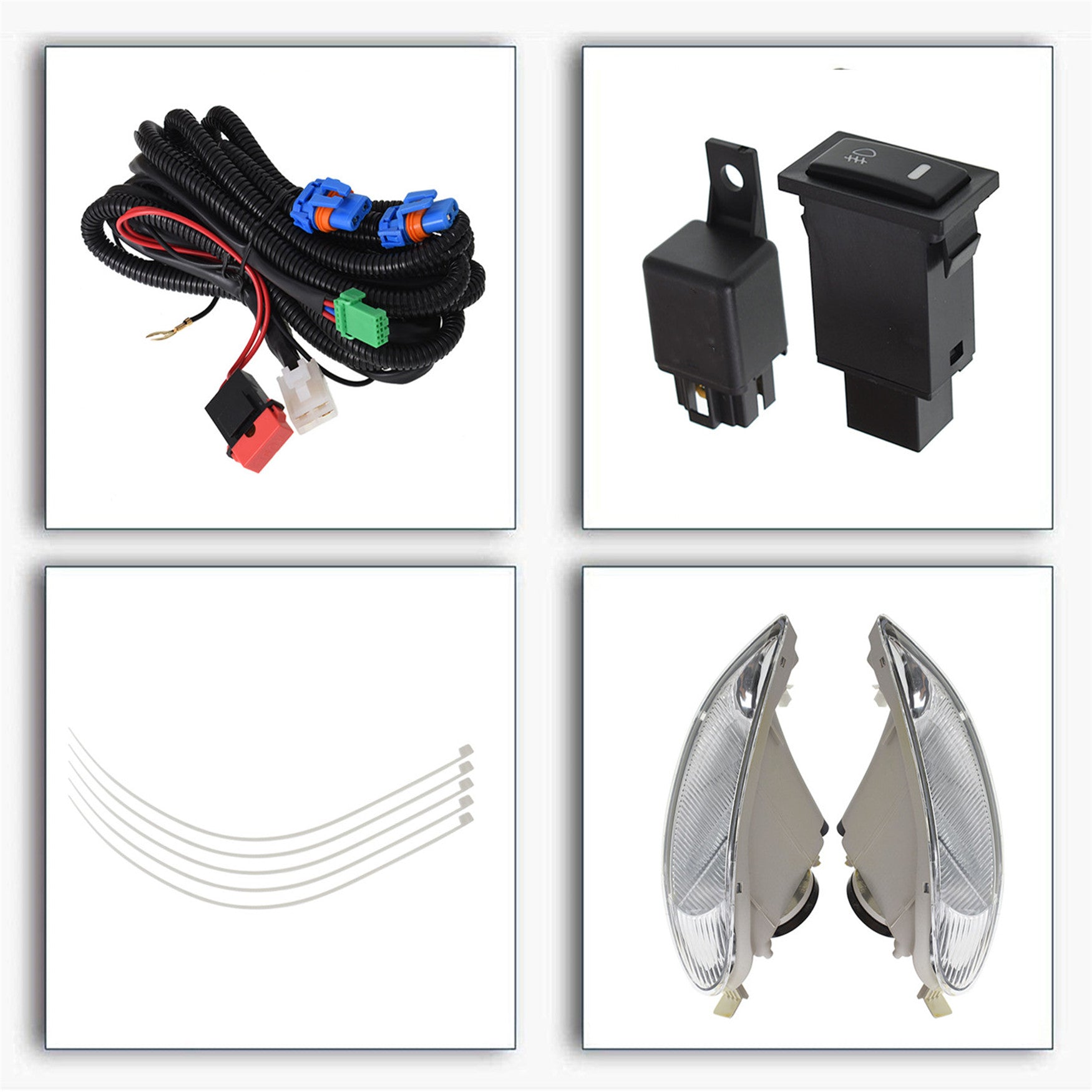 NEW FOG LIGHT KIT for Toyota 2005 2006 2007 2008 Corolla SWITCH WIRING Lab Work Auto