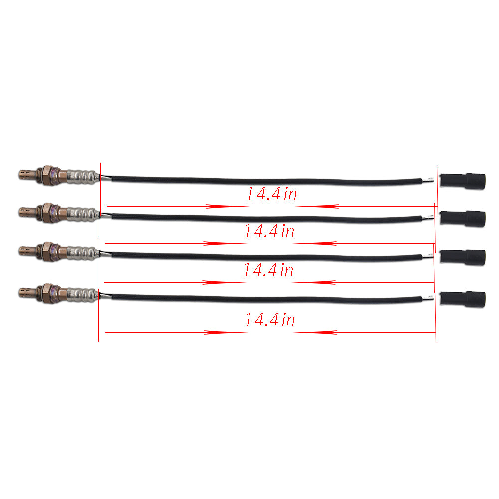 New 2 Upstream  2 Downstream Oxygen O2 Sensor For 99-03 Ford Mustang 3.8 4.6L US Lab Work Auto