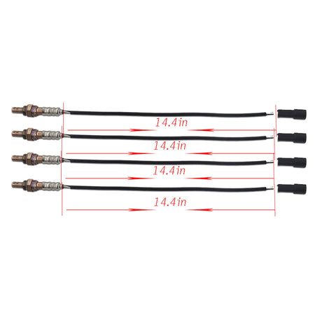 New 2 Upstream  2 Downstream Oxygen O2 Sensor For 99-03 Ford Mustang 3.8 4.6L US Lab Work Auto