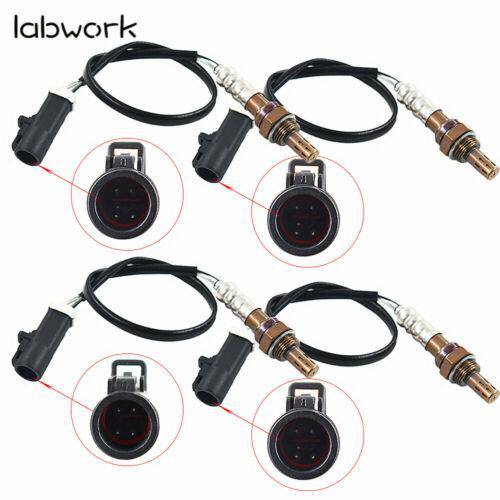 New 2 Upstream  2 Downstream Oxygen O2 Sensor For 99-03 Ford Mustang 3.8 4.6L US Lab Work Auto