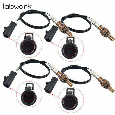 New 2 Upstream  2 Downstream Oxygen O2 Sensor For 99-03 Ford Mustang 3.8 4.6L US Lab Work Auto