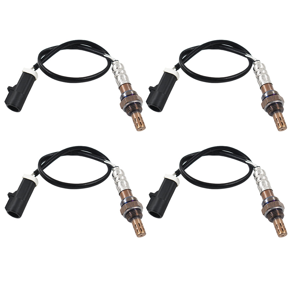 New 2 Upstream  2 Downstream Oxygen O2 Sensor For 99-03 Ford Mustang 3.8 4.6L US Lab Work Auto