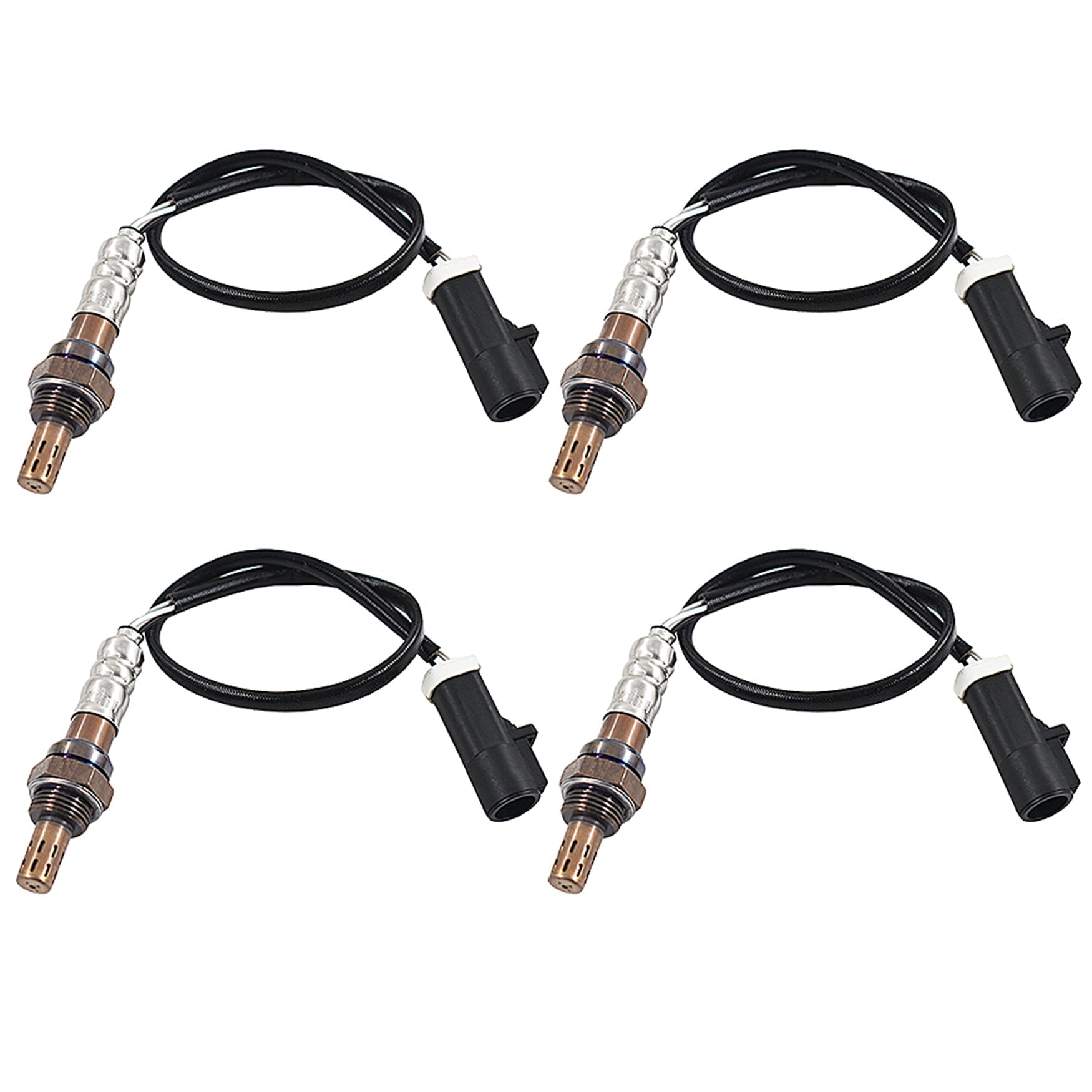 New 2 Upstream  2 Downstream Oxygen O2 Sensor For 99-03 Ford Mustang 3.8 4.6L US Lab Work Auto